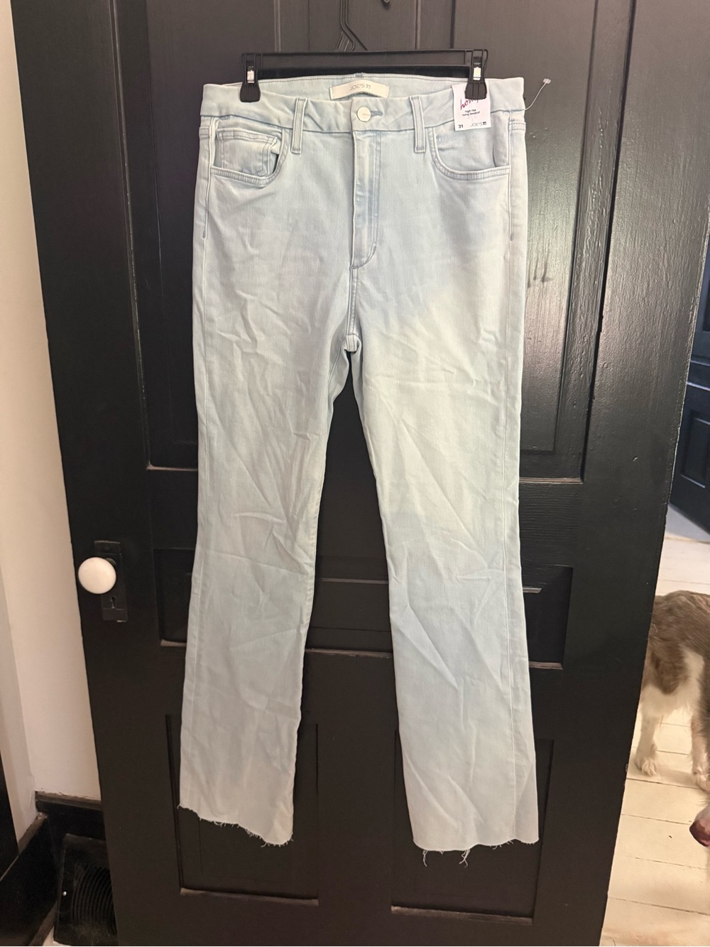 Joe's Jeans Light Wash Blue Straight-Leg Jeans
